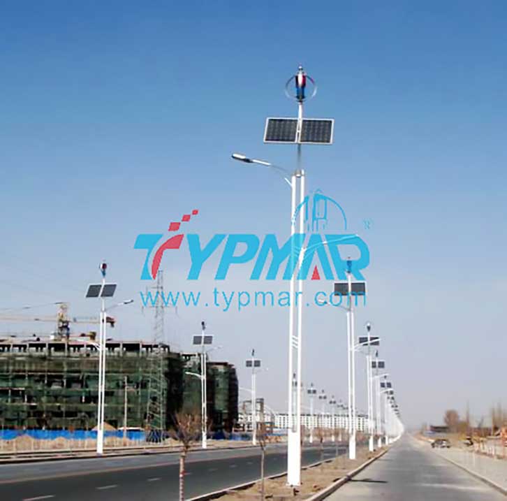 甘肅玉門關(guān)風(fēng)光互補路燈工程 風(fēng)力發(fā)電機