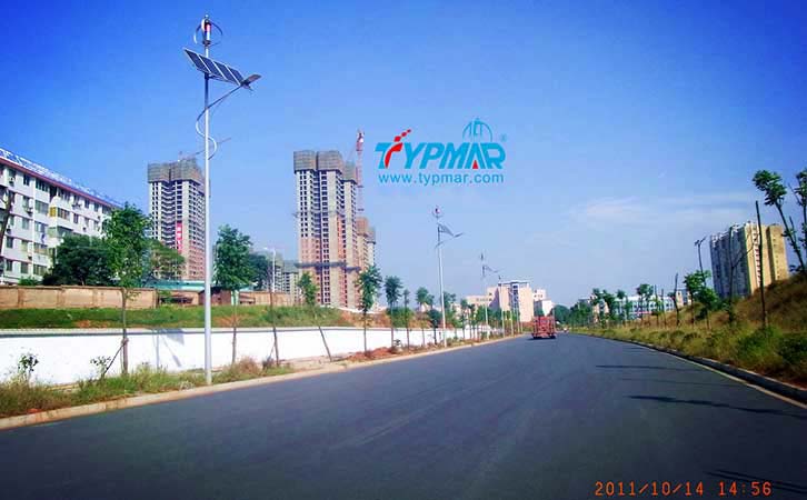 湖南長沙風(fēng)光互補(bǔ)路燈工程 風(fēng)光互補(bǔ)路燈